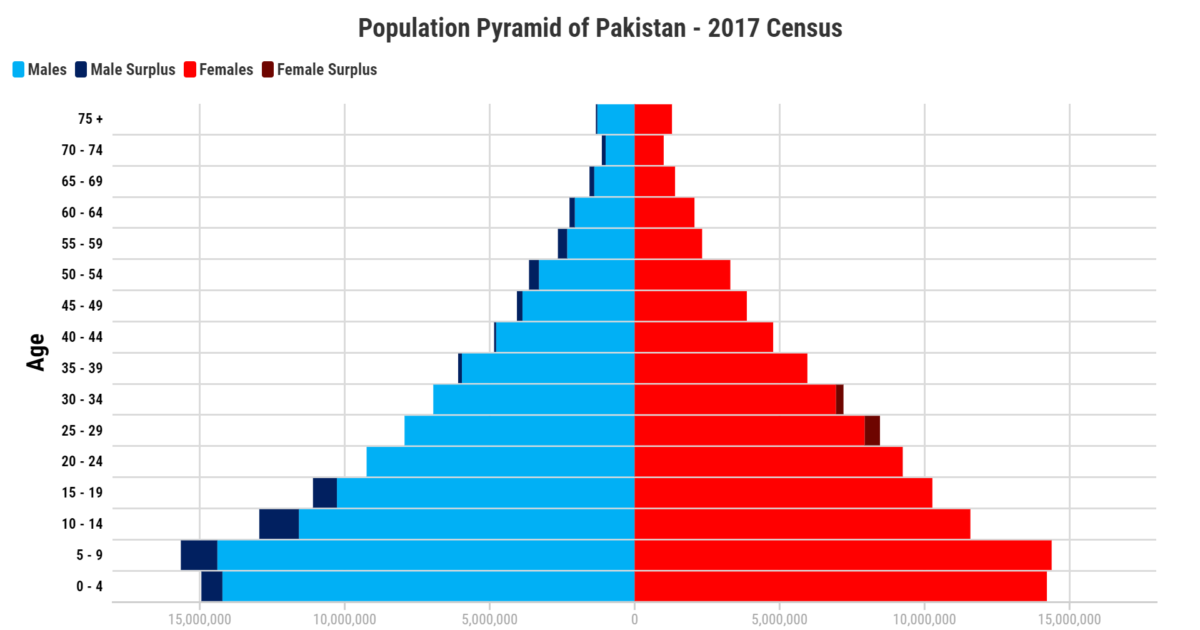 Pakistan young population